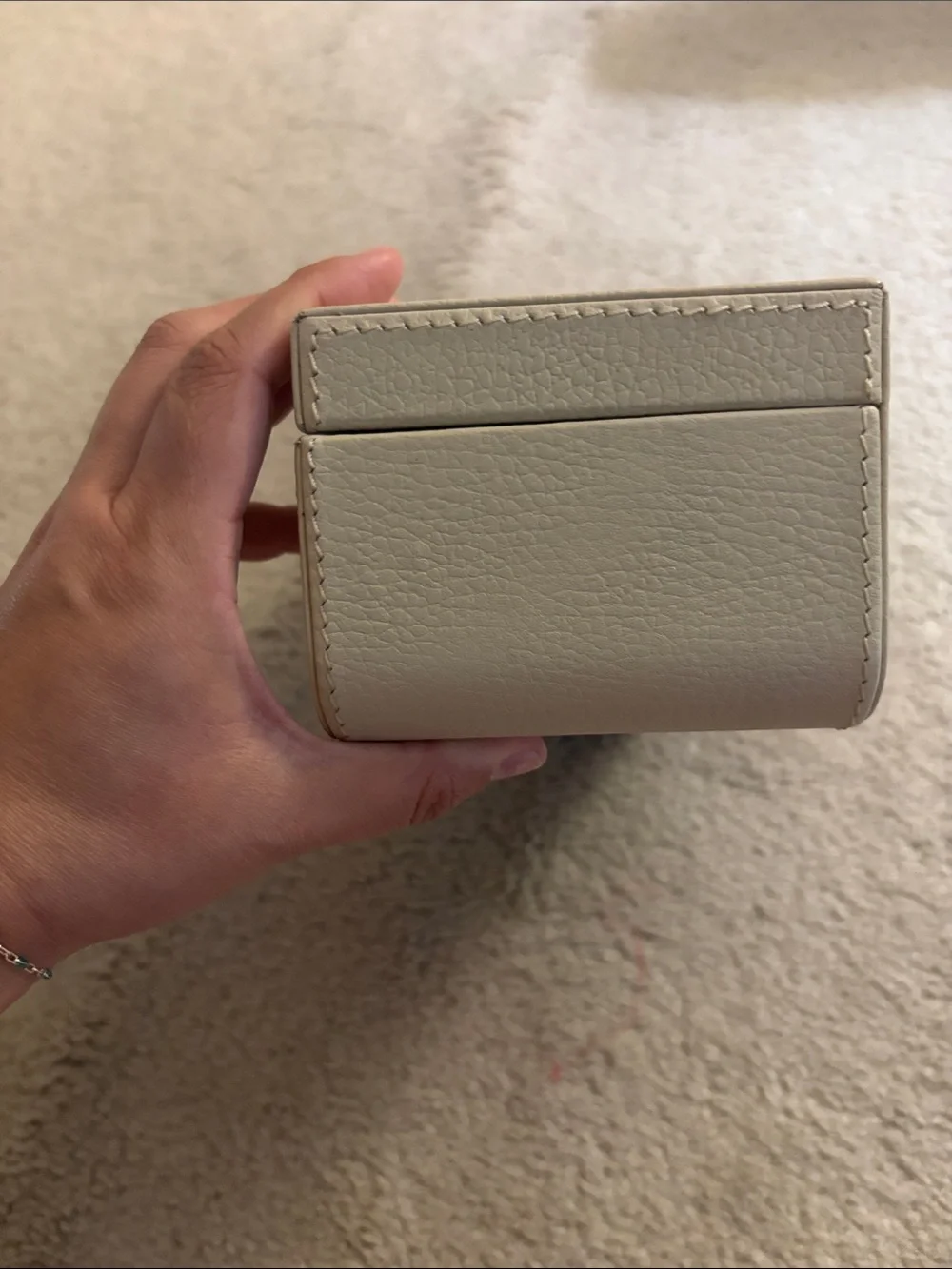 Pottery Barn Cream Jewelry Box